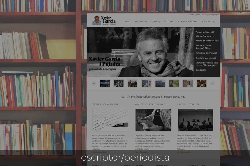 Xavier Garcia Pujades - escriptor i periodista